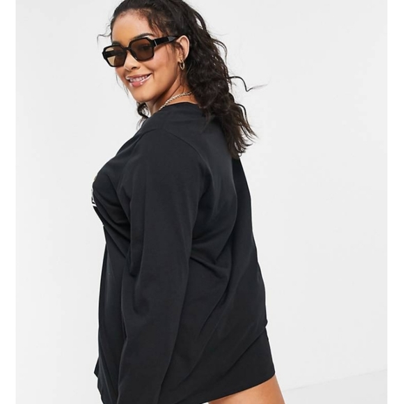 New 💯% Organic COTTON Noisy May lounge tunic long line t-shirt  #A184N - Picture 5 of 8